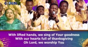 You are - with lifted hands