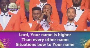 IN YOUR NAME BY TREASURE AND LOVEWORLD SINGERS PRAISE NIGHT 18