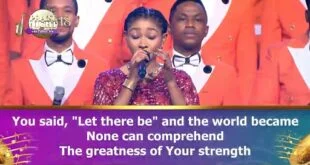 YOU SAID, “LET THERE BE” BY MAYA AND LOVEWORLD SINGERS PRAISE NIGHT 18