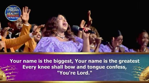 YOUR NAME IS THE BIGGEST – FAITH EJURA – HEALING STREAMS 12 