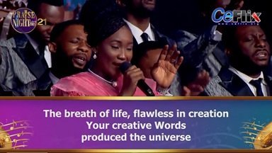 UNTO YOU WE LIFT OUR VOICE BY MICHAELA AND LOVEWORLD SINGERS – PRAISE NIGHT 21