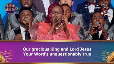 YOUR WORD IS OUR WISDOM BY VANESSA AND LOVEWORLD SINGERS – PRAISE NIGHT 21