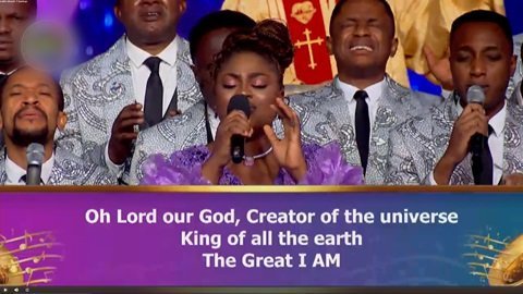 CREATOR OF THE UNIVERSE BY SYLVIA AND LOVEWORLD SINGERS – GLOBAL THANKSGIVING