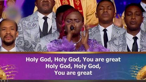 HOLY GOD BY VANESSA AND LOVEWORLD SINGERS GLOBAL THANKSGIVING SERVICE