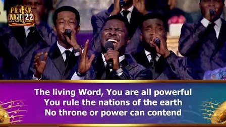 THE LIVING WORD BY VASHUAN AND LOVEWORLD SINGERS PRAISE NIGHT 22